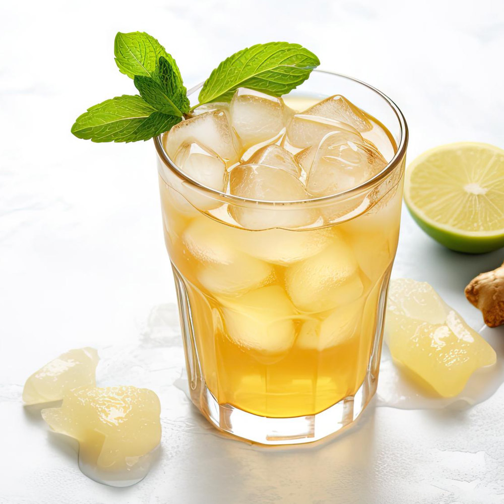 Ginger ice tea Ginger ice tea